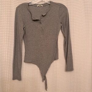 Never worn Gray Long Sleeve Women's Top